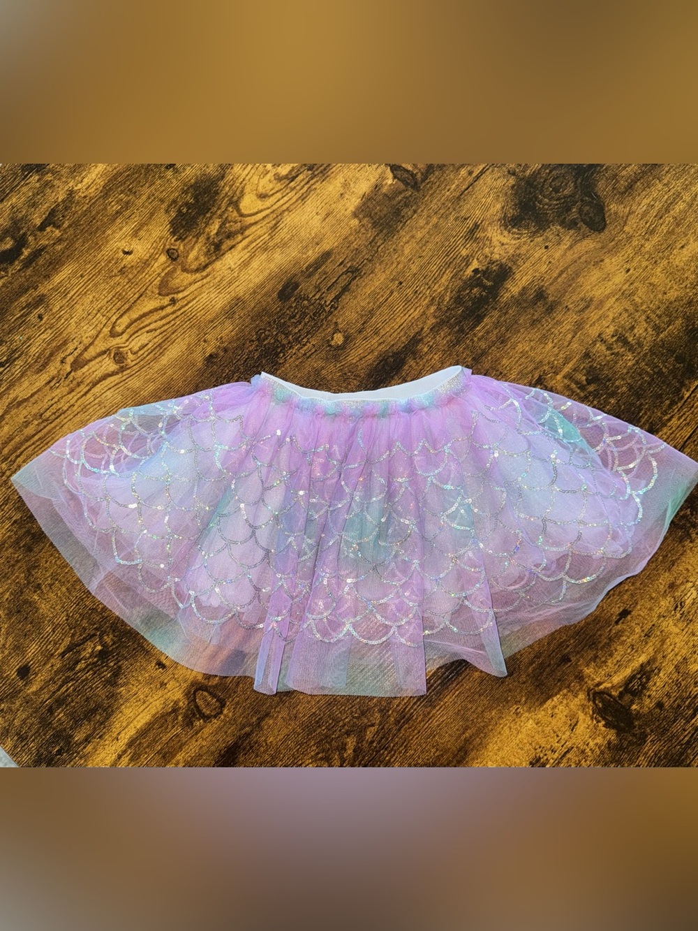 Pastel Mermaid Tulle Skirt - Pink, Lavender & Aqua